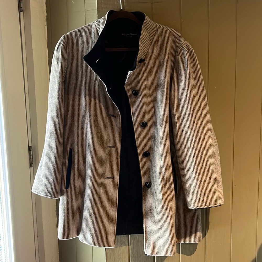Vintage Wool Coat With Lining Size XL